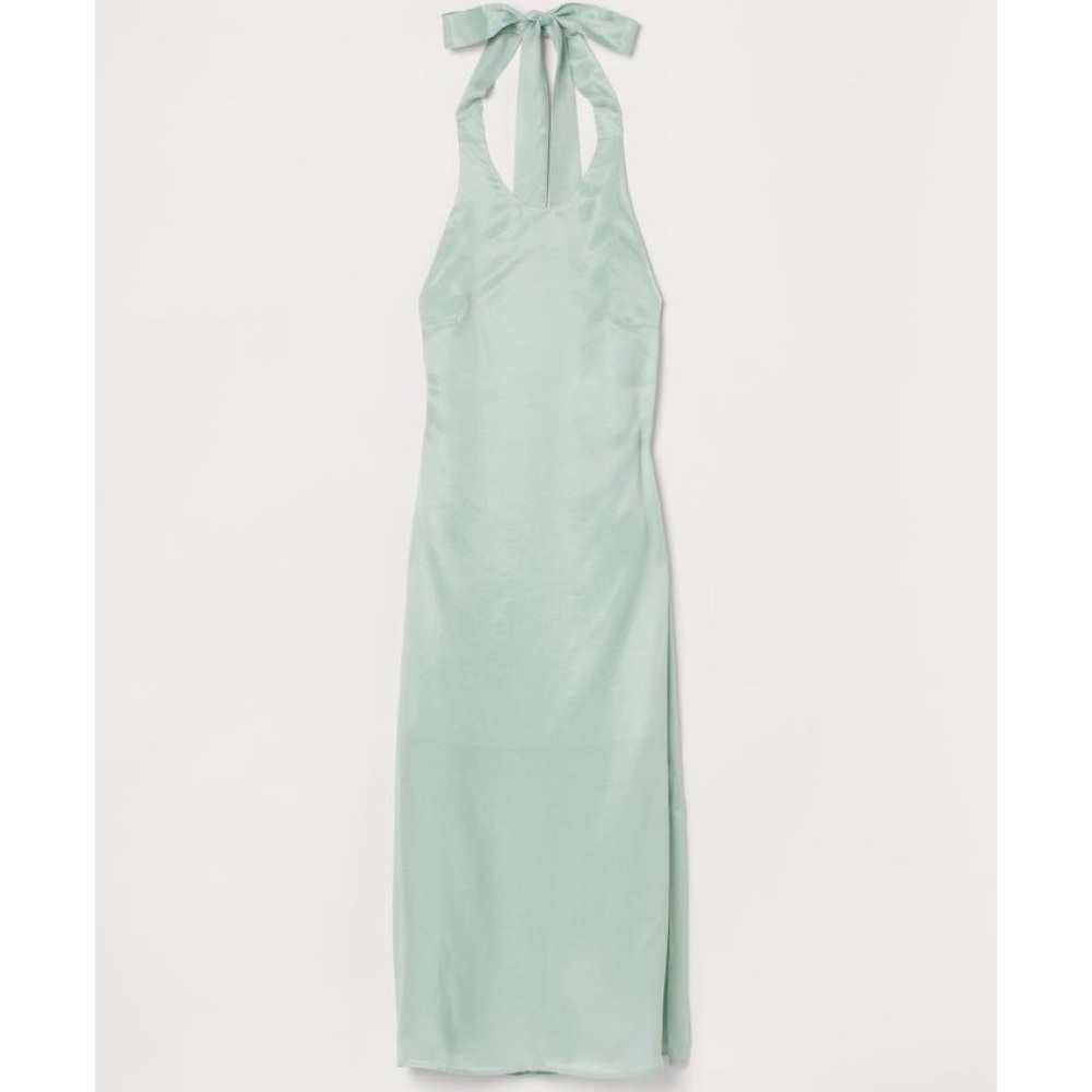 Mint Green Halter Dress